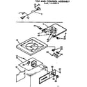Kenmore 11074650110 top and control assembly diagram