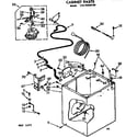 Kenmore 11074650130 cabinet parts diagram