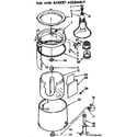 Kenmore 11074790100 tub and basket assembly diagram