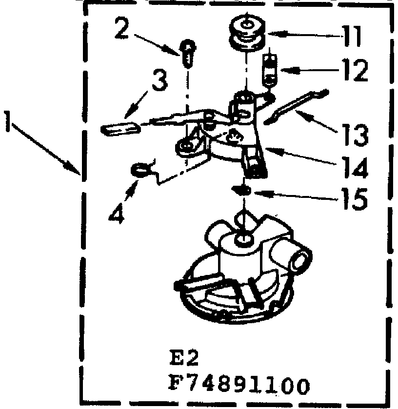 Kenmore 11074891800 water pump 3 post plastic diagram