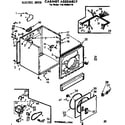 Kenmore 11076404110 cabinet assembly diagram