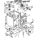 Kenmore 11076408630 cabinet parts diagram