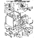 Kenmore 11076409440 cabinet parts diagram