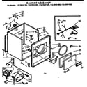 Kenmore 11076431200 cabinet assembly diagram