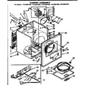 Kenmore 11076481800 cabinet assembly diagram