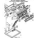 Kenmore 11076490200 top and console asm diagram