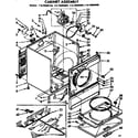 Kenmore 11076693100 cabinet assembly diagram