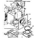 Kenmore 11076870600 cabinet parts diagram