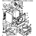 Kenmore 11076894610 cabinet parts diagram