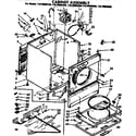 Kenmore 11076894420 cabinet parts diagram