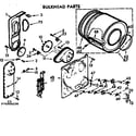 Kenmore 11076965800 bulkhead parts diagram