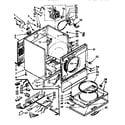 Kenmore 11076994800 cabinet parts diagram
