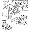 Kenmore 11077401600 cabinet assembly diagram