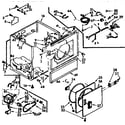 Sears 11077407600 cabinet assembly diagram