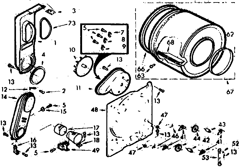 Sears 11077408800 bulkhead assembly diagram