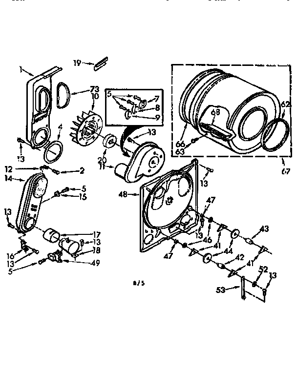 Sears 11077408440 bulkhead parts diagram