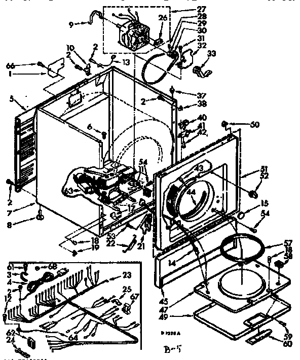 Sears 11077425900 cabinet assembly diagram