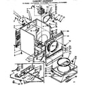 Sears 11077470400 cabinet assembly diagram
