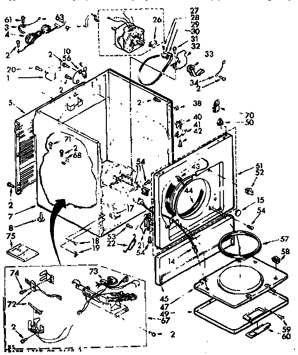 Sears 11077483220 cabinet parts diagram