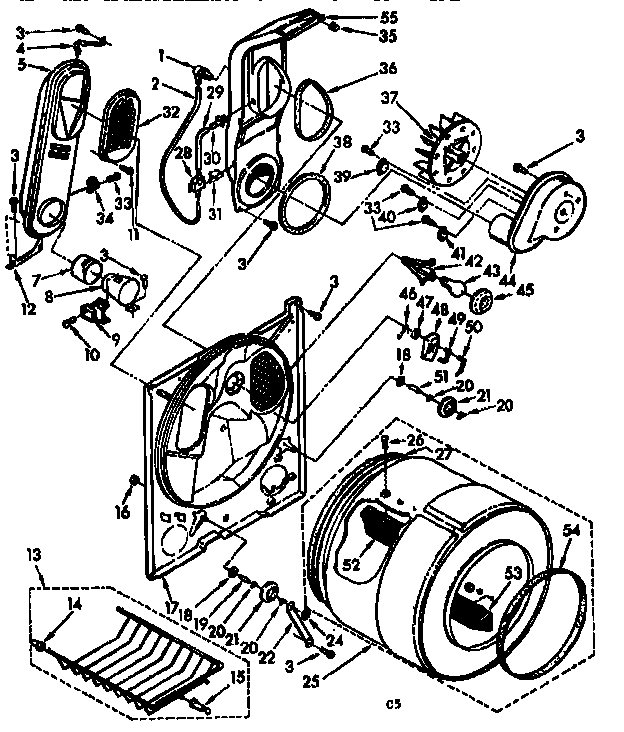 Kenmore 11077490400 bulkhead assembly diagram