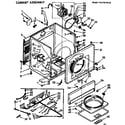 Sears 11077510110 cabinet assembly diagram