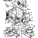 Sears 11077611110 cabinet assembly diagram