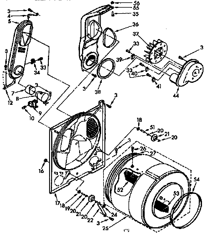 Sears 11077641100 bulkhead assembly diagram
