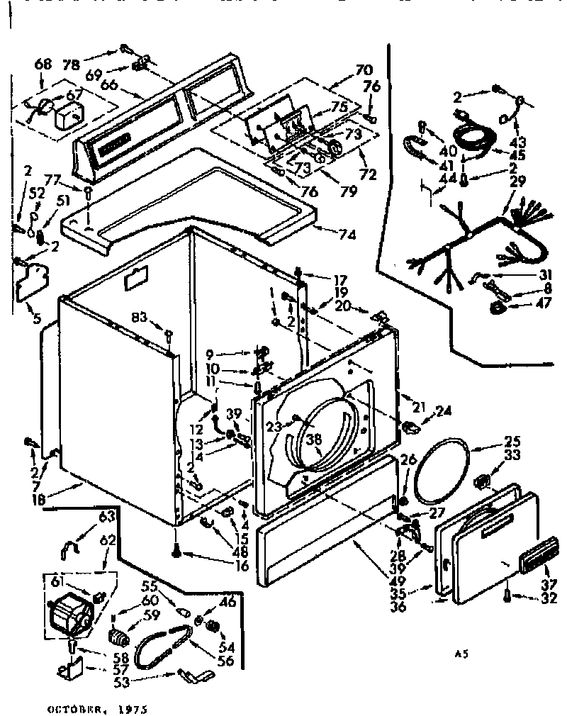 Kenmore 11077645100 machine sub asm diagram