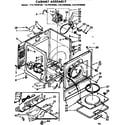 Sears 11077670400 cabinet assembly diagram