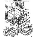 Sears 11077877400 cabinet assembly diagram