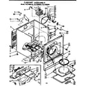 Sears 11077965100 cabinet assembly diagram