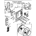 Kenmore 11078412200 bulkhead assembly diagram