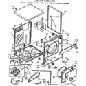 Kenmore 11078414100 cabinet assembly diagram