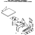 Kenmore 11078415610 top and control assembly diagram