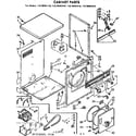 Kenmore 11078491610 cabinet parts diagram