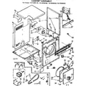 Kenmore 11079496400 cabinet assembly diagram