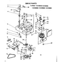 Kenmore 11081080200 drive parts diagram