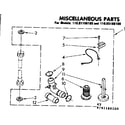 Kenmore 11085166100 miscellaneous parts diagram