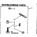 Kenmore 11081167810 miscellaneous parts diagram