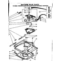 Kenmore 11081167810 machine base parts diagram