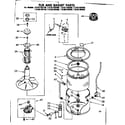 Kenmore 11085185100 tub basket parts diagram