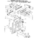 Kenmore 11081275210 controls and rear panel parts diagram