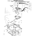 Kenmore 11081275210 machine base parts diagram