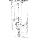 Kenmore 11081320110 brake & drive tube parts diagram