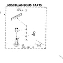 Kenmore 11081361210 miscellaneous parts diagram