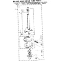Kenmore 11081361210 brake and drive tube parts diagram