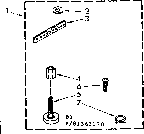 Kenmore 11081361830 miscellaneous parts diagram