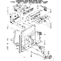 Kenmore 11081446820 controls and rear panel parts diagram
