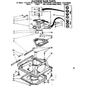 Kenmore 11081446820 machine base parts diagram