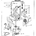 Kenmore 11081475400 drive parts diagram